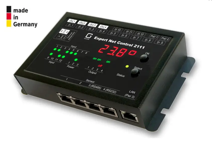 Monitoring system with 4 relay